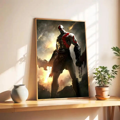Game G-God of War Poster Wall Art Print Poster Decorative Mural Home Decor Gift Unframed
