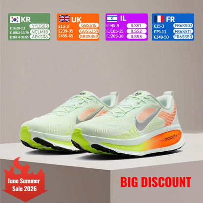 „Nike Vomero 18“ – amortizuojantys, palaikantys, lengvi, idealiai tinkantys bėgimui ir ėjimui, patogūs unisex bėgimo bateliai HM6803-300