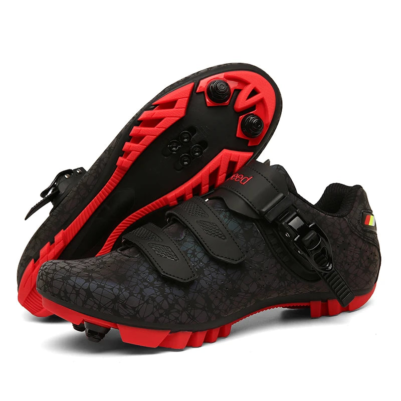 Men's Cycling Shoes Road Bike Sneakers Cleat Self-Locking Mountain Bike MTB Shoes Women's Road Bicycle Speed Best SPD Bike Shoes