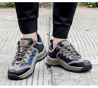 BONA 2023 New Designer Hiking Shoes Trekking Sneakers Men Walking Fishing Camping Jogging Shoes