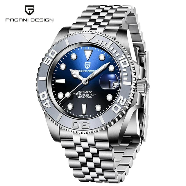 PAGANI DESIGN V3 40MM  Men Mechanical Wristwatch Sapphire Luxury Automatic Watch Men's Stainless Steel Waterproof watches