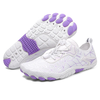 New Barefoot Wading Shoes Men Women Mesh Quick-Drying Beach Shoes Outdoor Non-Slip Swimming Shoes Unisex Water Sports Shoes
