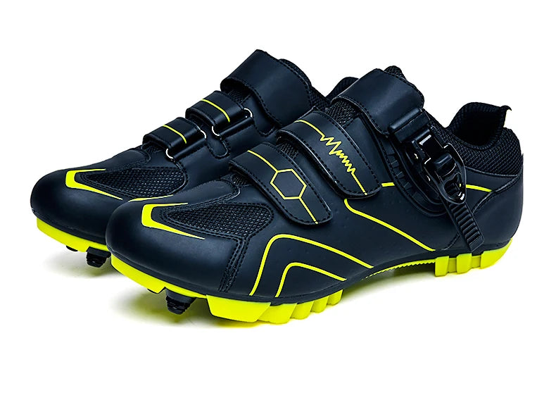 Mountain Bike Shoes Men's Cycling Shoes Quick Ratchet Buckle Compatible with SPD System Pedal for Indoor Outdoor Women MTB Shoes