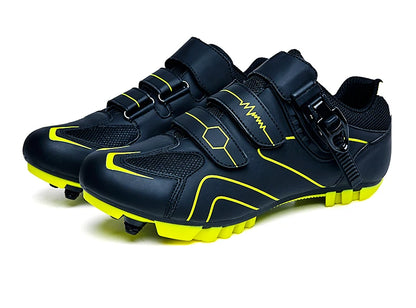 Mountain Bike Shoes Men's Cycling Shoes Quick Ratchet Buckle Compatible with SPD System Pedal for Indoor Outdoor Women MTB Shoes
