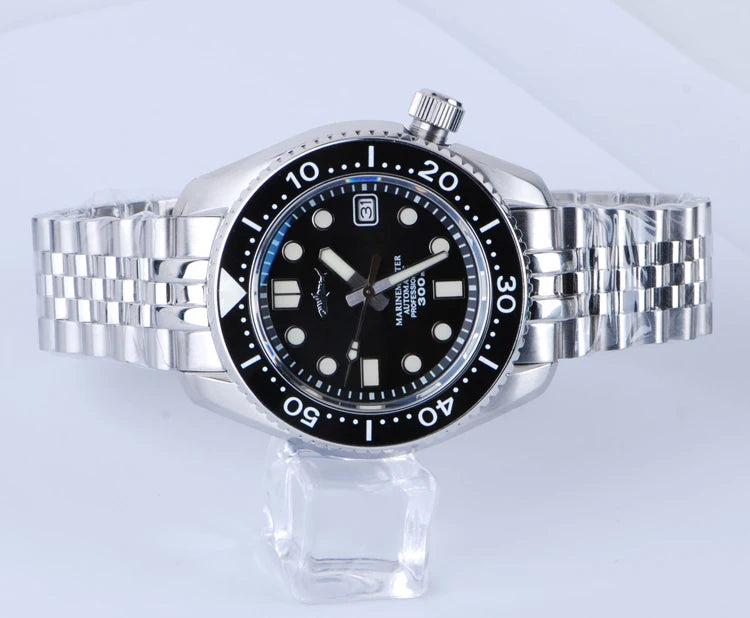 Heimdallr Diver Watch For Men MM300 Sumo SBDX 300M Waterproof Sapphire Crystal C3 Luminous NH35 Automatic Movement Wristwatch