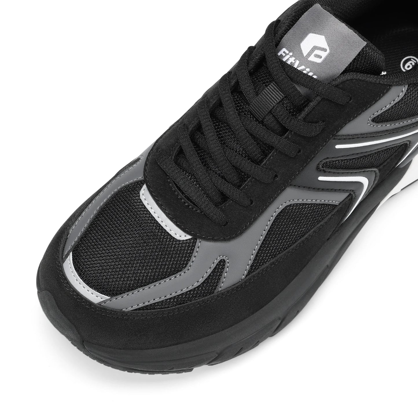 Fittington Wide Shoes For Man Walking Shoes Casual Sneakers Orthopedic Shoes Arch Support for Plantar Fasciitis Neuropathy