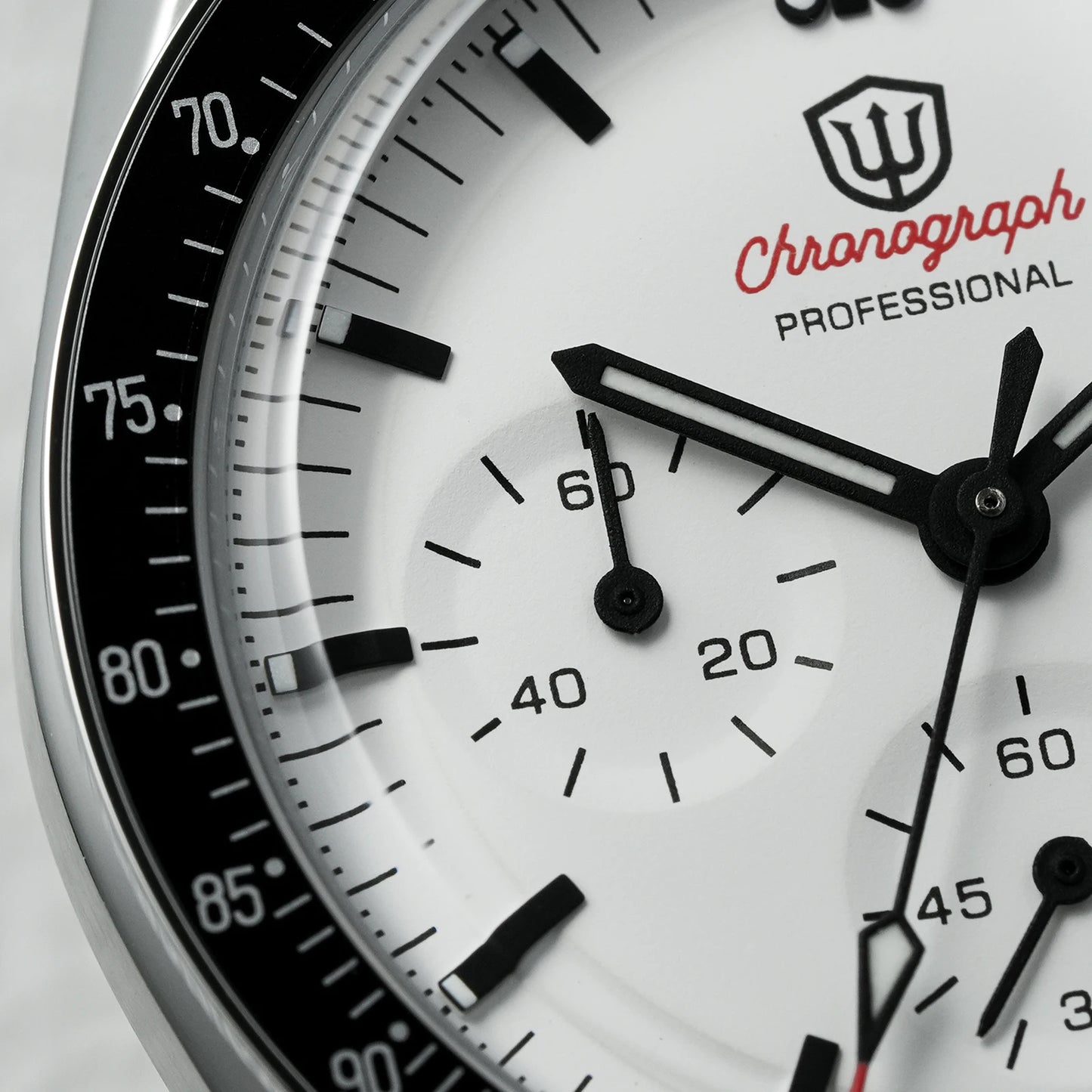 Relógio Masculino Watchdives New Wd1863 Quartz VK63 Chronograph, Safira Abaulada, Impermeável, 39Mm, Aço, Marca Premium, Luxo Business