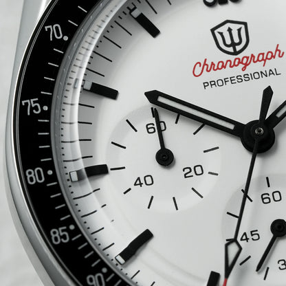 Relógio Masculino Watchdives New Wd1863 Quartz VK63 Chronograph, Safira Abaulada, Impermeável, 39Mm, Aço, Marca Premium, Luxo Business