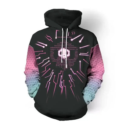 Sweatshirt com Capuz de Anime e Gaming com Impressão 3D Overwatches DVA DJ, Fato de Cosplay, Casaco com Capuz para Mulher, Homem e Casal, Top de Vestuário