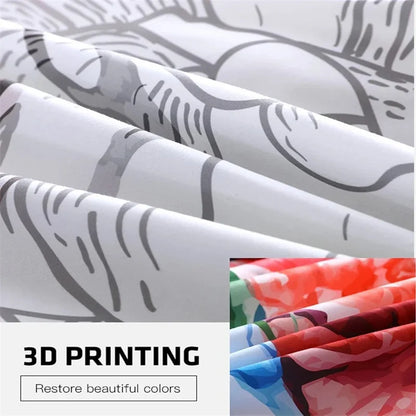 Anime Genshin Impact Bedding Set Boys Girls Twin Queen Size Duvet Cover Pillowcase Bed Kids Adult Fashion Home Textile