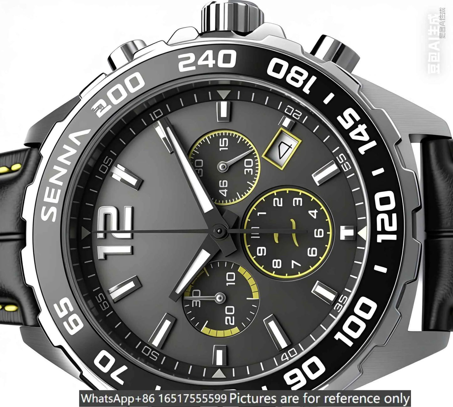 43mm Men Luxury Watches in 904L Steel Quartz Movement Exquisite Heritage And Artisanal Excellence-T