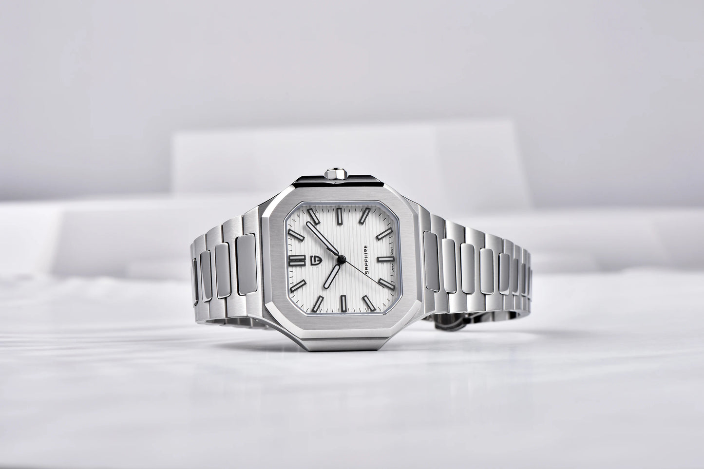 2026 New PAGANI DESIGN Square Quartz Luxury Watch for Men AR Sapphire Mirror Japan Movt Man Watch Luminous 316L All Steel Watch