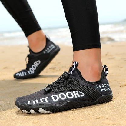 Men's Water Sports Shoes, Quick-Dry, Non-Slip Five-Finger Shoes, Outdoor Wading Swimming Barefoot Aqua Shoes, Lightweight Sneakers