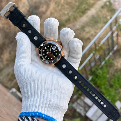 STEELDIVE Brand SD1953S Solid Bronze 41mm 30ATM Waterproof Sapphire Glass Super Luminous  NH35 Automatic Mens Dive Watch