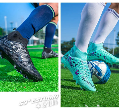 New Men's Professional Soccer Shoes Non-slip Football Boots Unisex Breathable Futsal Sports New Cleats Drop Shipping Ultralight