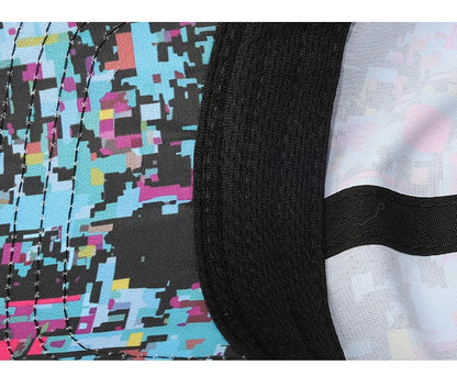 Sommer-Baseballkappe mit Graffiti-Motiv und Leuchtelementen, Unisex, Outdoor-Sonnenschutz, modische Sportkappe, lässige Duckbill-Kappe
