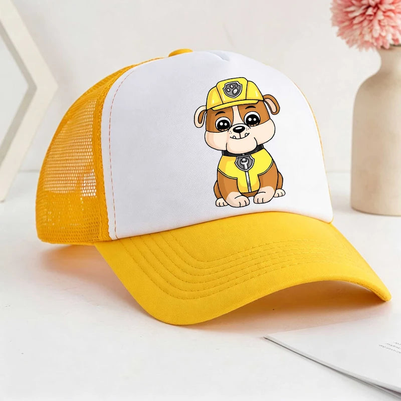 Casquette de baseball pour garçons et filles, chapeau de soleil d'été ajustable, motif Anime Paw Patrols Chase Skye, joli bonnet de soleil rétro, couvre-chef pour adulte, cadeau