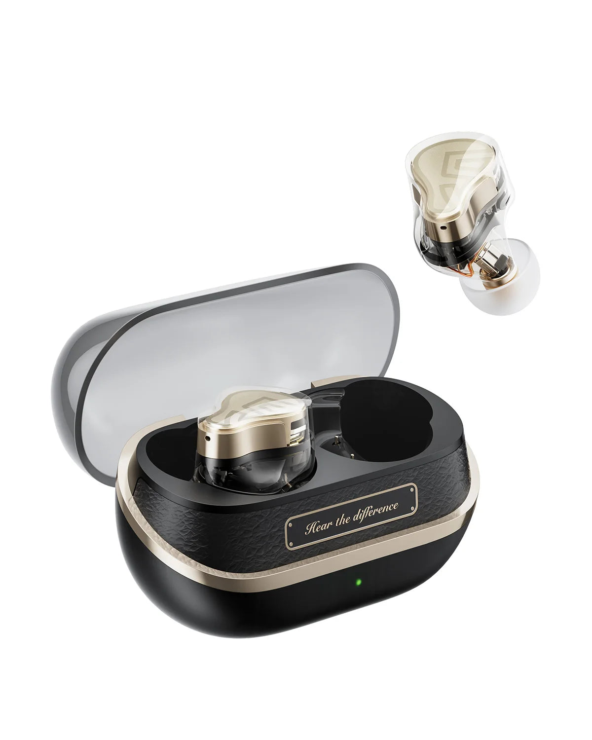 SoundPEATS H3 Wireless Bluetooth Earbuds Hybrid 3 Driver HiFi Earphones with 55dB Adaptive ANC, LDAC aptX Lossless Audio, Hi-Res Wireless Headphones