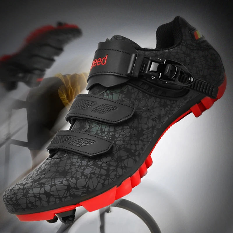 Men's Cycling Shoes Road Bike Sneakers Cleat Self-Locking Mountain Bike MTB Shoes Women's Road Bicycle Speed Best SPD Bike Shoes