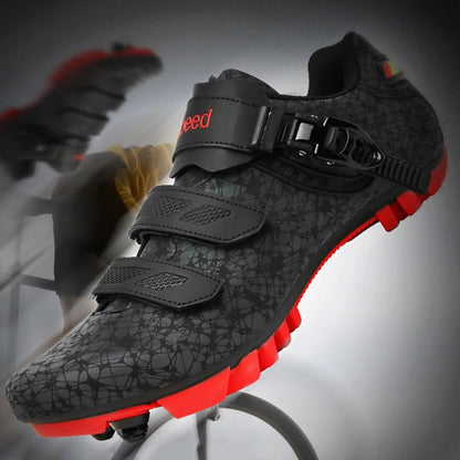 Men's Cycling Shoes Road Bike Sneakers Cleat Self-Locking Mountain Bike MTB Shoes Women's Road Bicycle Speed Best SPD Bike Shoes