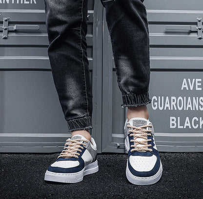 autumn new men casual shoes Outdoor Breathable Flat Shoes Fashion LaceUp Sneakers Men Comfort Trendy Sports Shoes Zapatillas