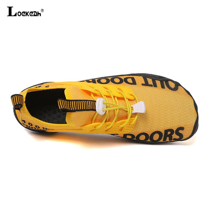 Men's Water Sports Shoes, Quick-Dry, Non-Slip Five-Finger Shoes, Outdoor Wading Swimming Barefoot Aqua Shoes, Lightweight Sneakers