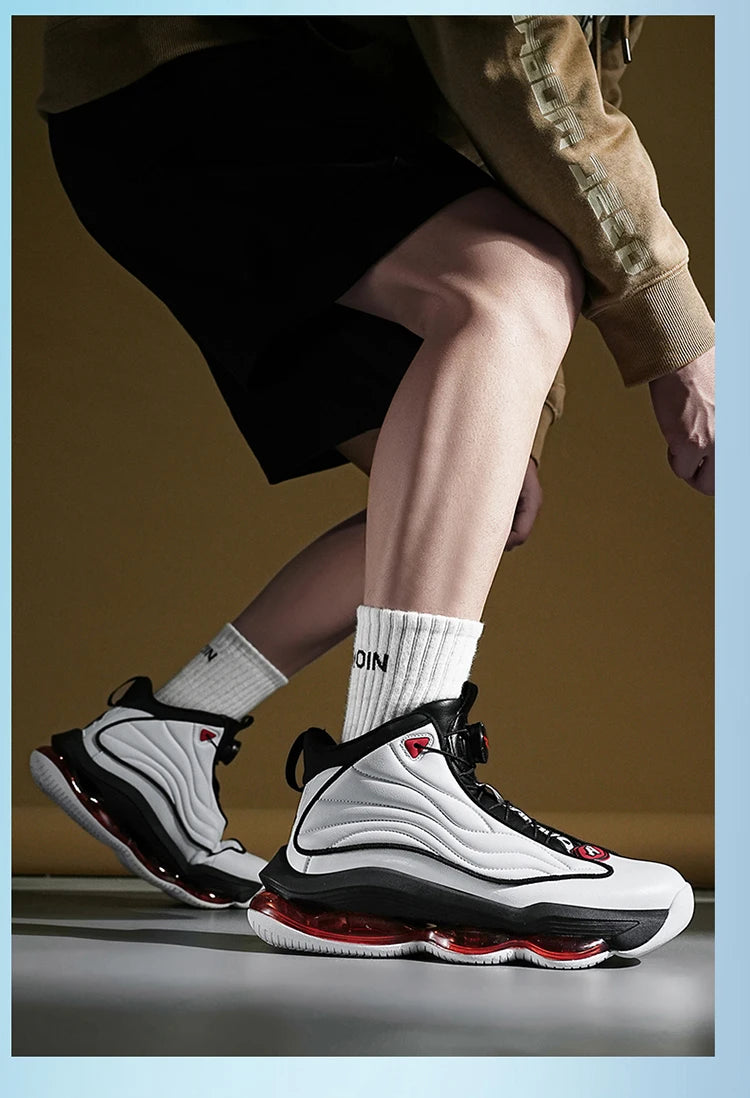 Men's Basketball Shoes Breathable Cushioning Non-Slip Running Gym Training Athletic Sneakers for Women