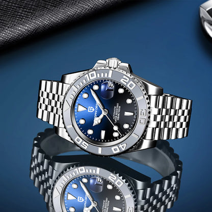 PAGANI DESIGN V2 Japan Movement 40MM Luxury Men's Mechanical Watch Sapphire Glass Ceramic Bezel Automatic Diving Watches for Men