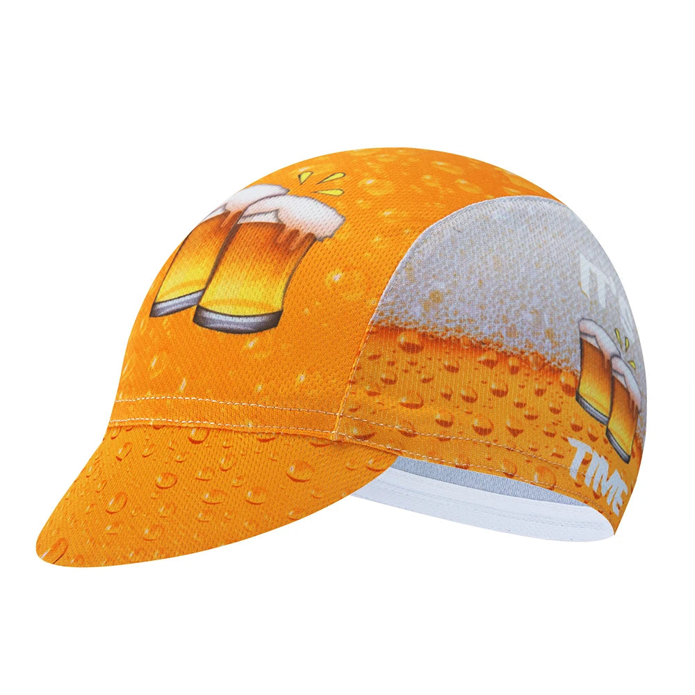Boné de Ciclismo Beer para Desporto ao Ar Livre, Boné de Equipa para Bicicleta, Respirável, Proteção Solar de Verão, Unissexo