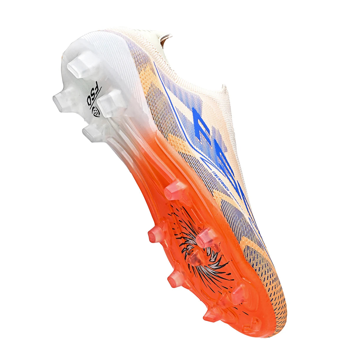 Breathable Football Shoes for Men, FG/AG Long Nail Artificial Turf Anti-Slip Sports Shoes, A Must-Have for Fans