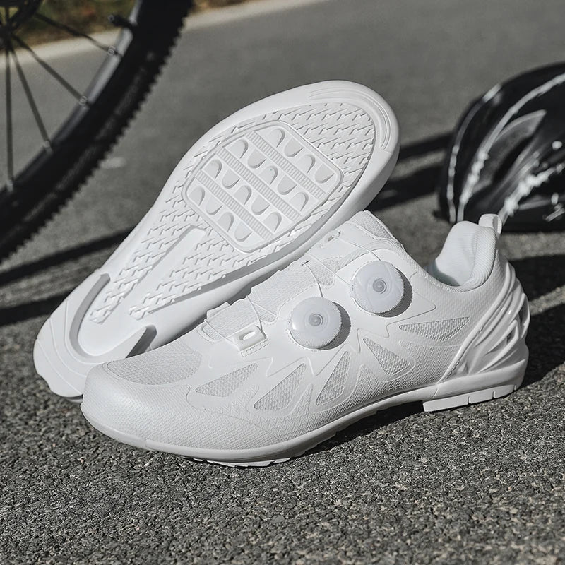 Men's Non-Locking Mountain Bike Shoes Without Cleats Road Bicycle RB Speed Non-Cleat Cycling Shoes Sneakers Flat Pedal MTB Women