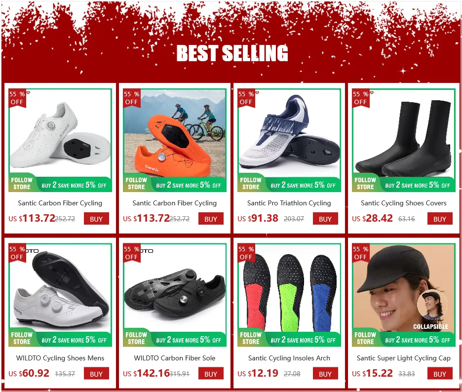 Santic men's cycling shoes 2025 new glass fiber nylon sole outdoor pro road racing shoes auto-lock road riding bicycle sneakers