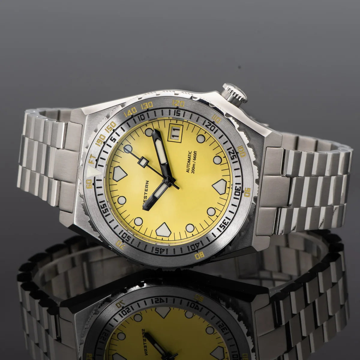 SEESTERN SUB600T V3 Men's Watch Automatic Diving Sapphire Wristwatch NH35 Movement Ceramic Bezel Luminous Date Jubilee Waterproof