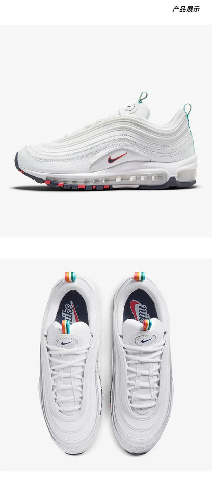 Nike Genuine AIR MAX 97 Women's Comfortable and Cushioned Running Shoes DH1592-100