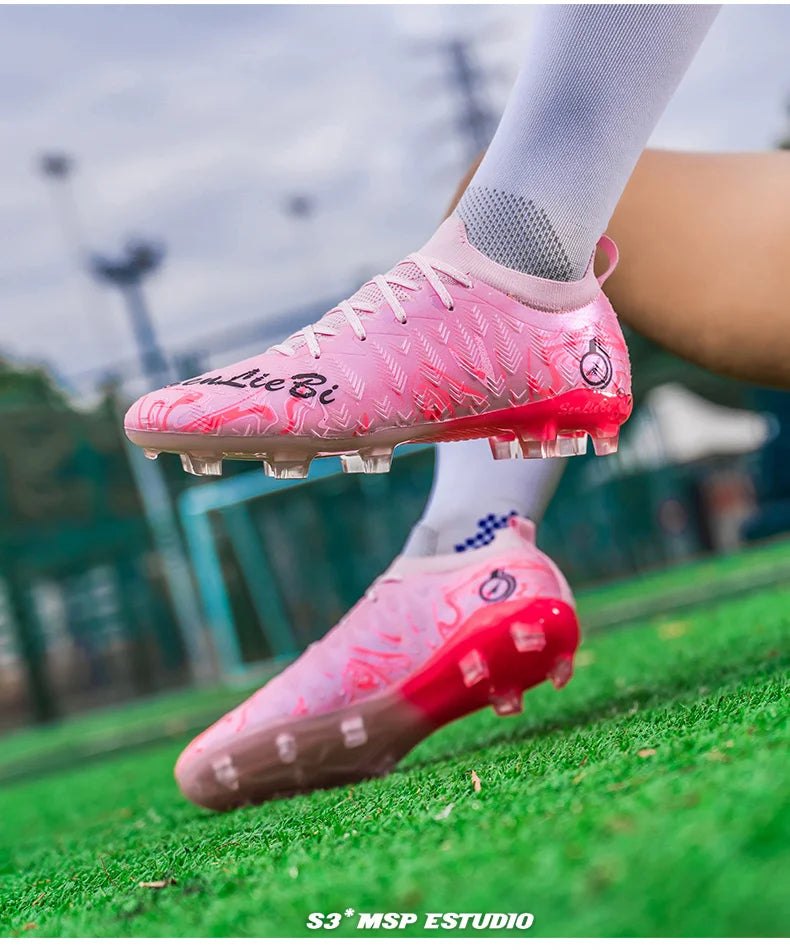 Zapatillas de fútbol profesionales para hombre y mujer de alta calidad, botas de fútbol de moda para hombre, talla grande 46, zapatillas de fútbol sala, deportivas para hombre