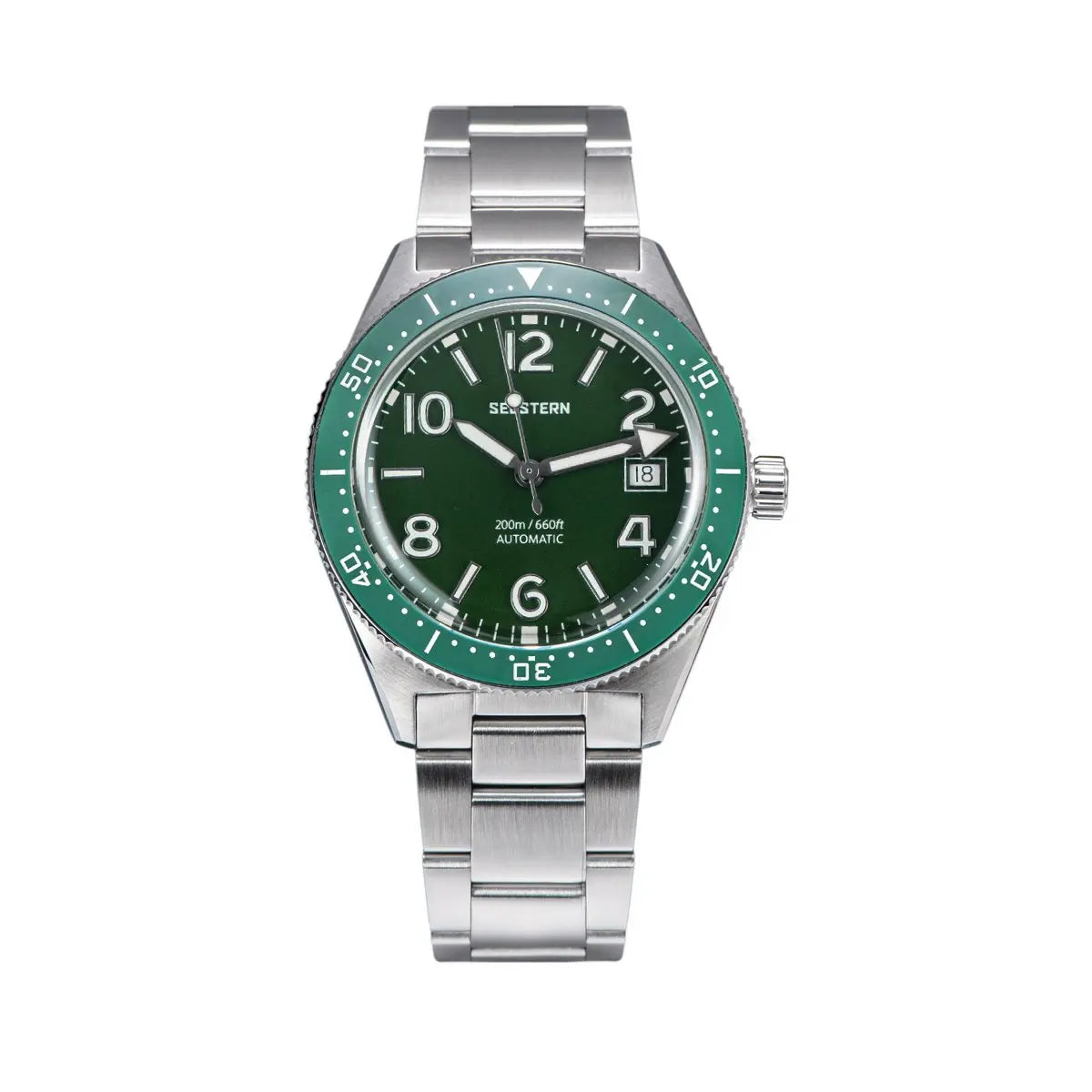 Sugess Diveing Watch of Men Automatic Mechanical Wristwatches 20ATM Waterproof Sapphire NH35A Movement BGW9 Luminous New S434-2