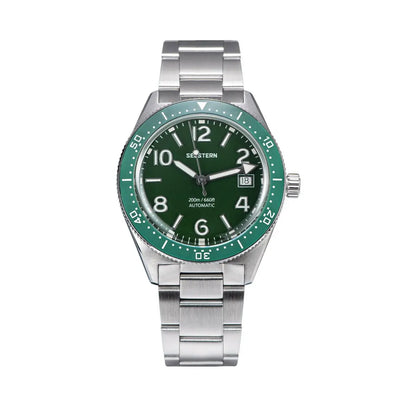 Sugess Diveing Watch of Men Automatic Mechanical Wristwatches 20ATM Waterproof Sapphire NH35A Movement BGW9 Luminous New S434-2