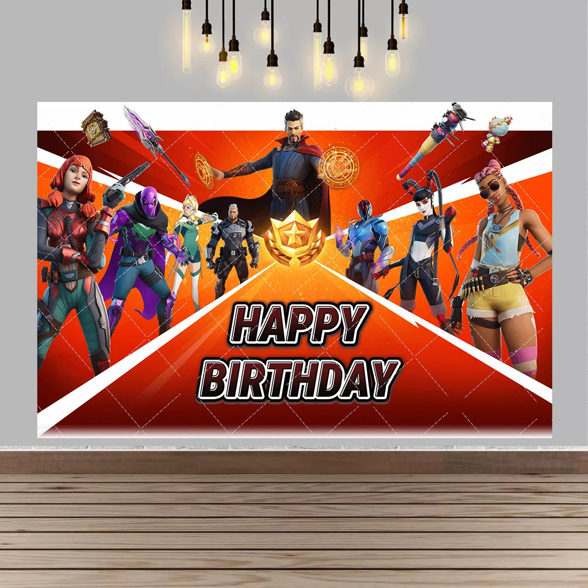 Backdrop F-fortniteds para Festa de Aniversário de Rapaz, Faixa Decorativa Infantil, Decoração de Mesa de Bolo de Aniversário, Acessórios para Festa, Adereços Fotográficos e Presente
