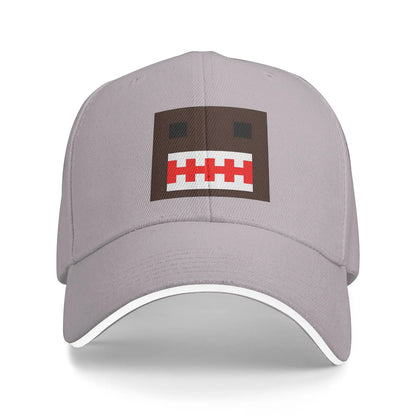 Cappellino PIXEL Domo Kun con volto da bambola, modello Sandwich, per uomo e donna, stile hip-hop e baseball, carino e divertente, regolabile, adatto alla pesca e a tutte le stagioni