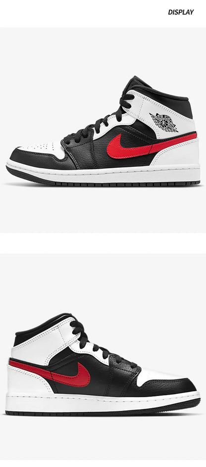 Nike originale AIR JORDAN 1 da uomo, scarpe da basket sportive mid top ammortizzate 554724-075