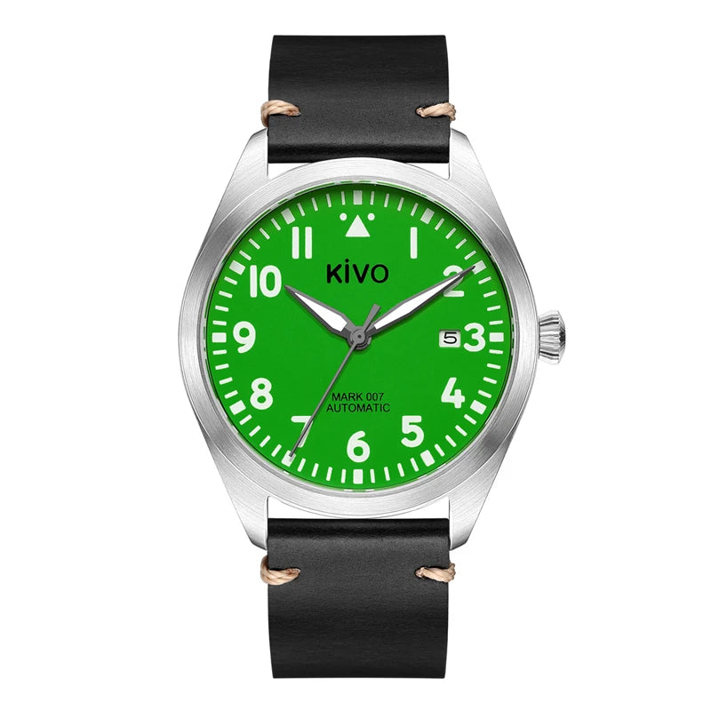 Swiss Aviator Pilot Automatic Watch Field Mechanical Timepieces Fliegeruhr Flieger Wristwatch Reloj Aviador Piloto Clock Uhr
