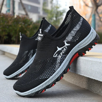 Men's summer sneakers, sporty men's mesh shoes, breathable sports shoes, canvas lightweight sneakers, cheap shoes clearance