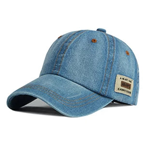 FS Brand Modrá džínová čepice pro muže Letní baseballové čepice Luxusní dámská značková čepice Streetwear Trucker Cap Gorras Para Hombre
