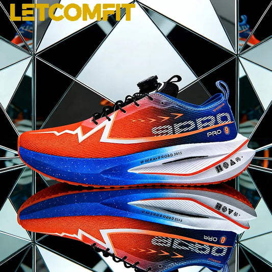 Casual Running Shoes Men Marathon Sports Carbon Board Breathable Lightweight Women's Comfortable Athletic Nonskid Sneakers 2026