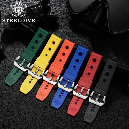 STEELDIVE SD1957 New Arrival 42MM Vintage Bezel 300M Waterproof NH35 Green Luminou Sapphire Glass Automatic  Dive Watch Montre