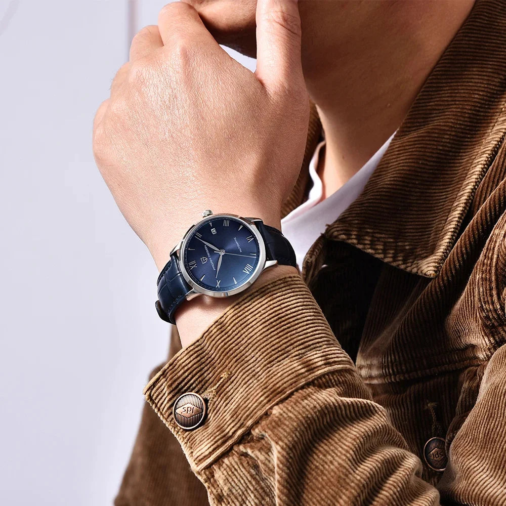 PAGANI DESIGN 40MM Pilot Men Mechanical Watch Luxury Sapphire Glass Automatic Watch 100M Waterproof NH35 Wristwatch For Men