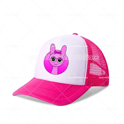 Cappellino da baseball Sprunkis: semplice, alla moda, sportivo, casual, copricapo popolare, cappellini con personaggi anime, cappellino estivo per proteggersi dal sole, regalo di compleanno