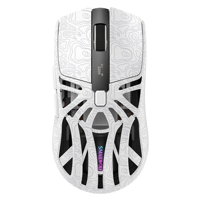 SMAILWOLF M8 Wireless Bluetooth Tri-Mode Mouse Lightweight PAW3311 Gaming RGB Magnetic Charging 12000dpi Gaming Mouse