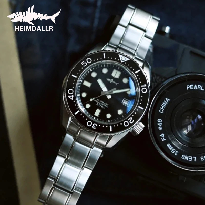 Heimdallr Diver Watch For Men MM300 Sumo SBDX 300M Waterproof Sapphire Crystal C3 Luminous NH35 Automatic Movement Wristwatch