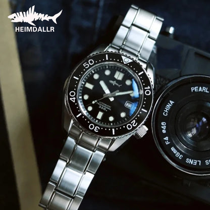 Heimdallr Diver Watch For Men MM300 Sumo SBDX 300M Waterproof Sapphire Crystal C3 Luminous NH35 Automatic Movement Wristwatch
